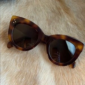 Céline Celine Tortoise Shell Sunglasses